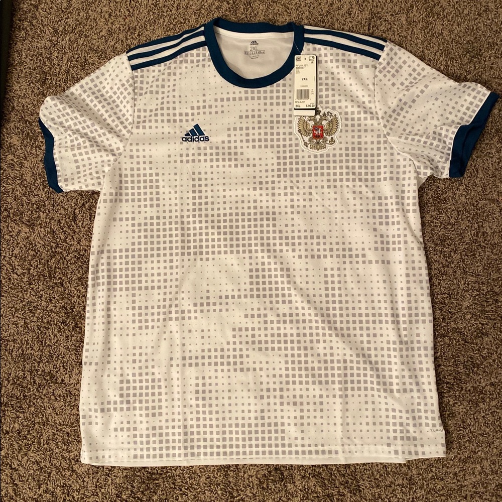 Adidas Russian Federation Soccer Jersey